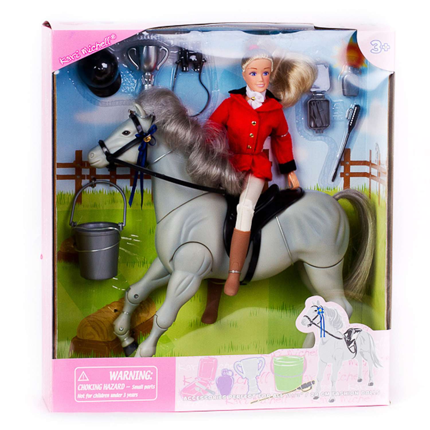 Игровой набор M&C Кари Мишель Амазонка на лошади в ассортименте 21715 - фото 1