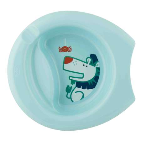 Тарелка Chicco Easy Feeding Bowl с 6месяцев Голубой