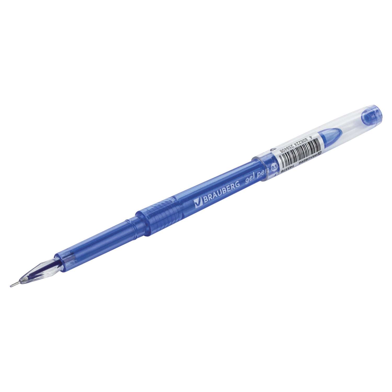 Ручки гелевые Brauberg 12 штук синие - фото 8