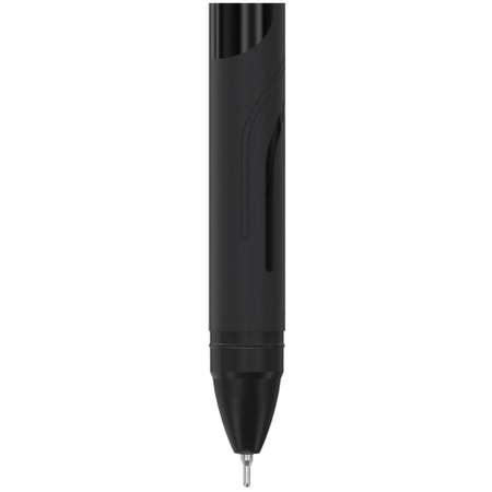 Ручка гелевая BERLINGO Shuttle черная 0.5 мм игольчатый стержень набор 12 шт