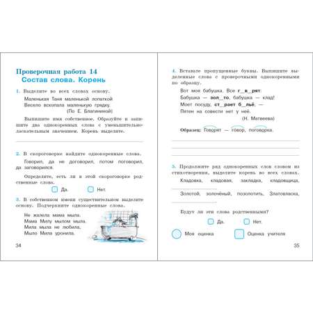 Пособие Просвещение Русский язык Проверочные работы 3 класс