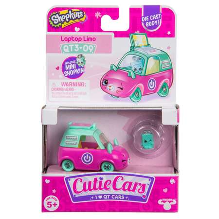Машинка Cutie Cars с мини-фигуркой Shopkins S3 Лэптоп Лимо