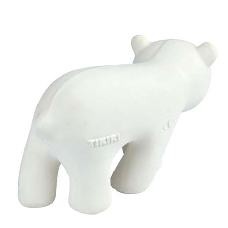 Игрушка-прорезыватель Tikiri из каучука Полярный медведь в подарочной упаковке