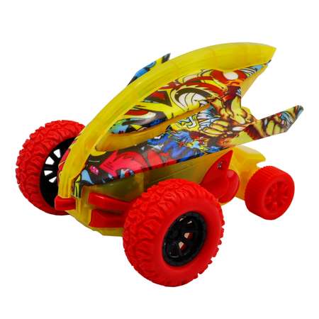 Машинка Funky Toys Граффити Акула фрикционная с красными колесами FT9790-2
