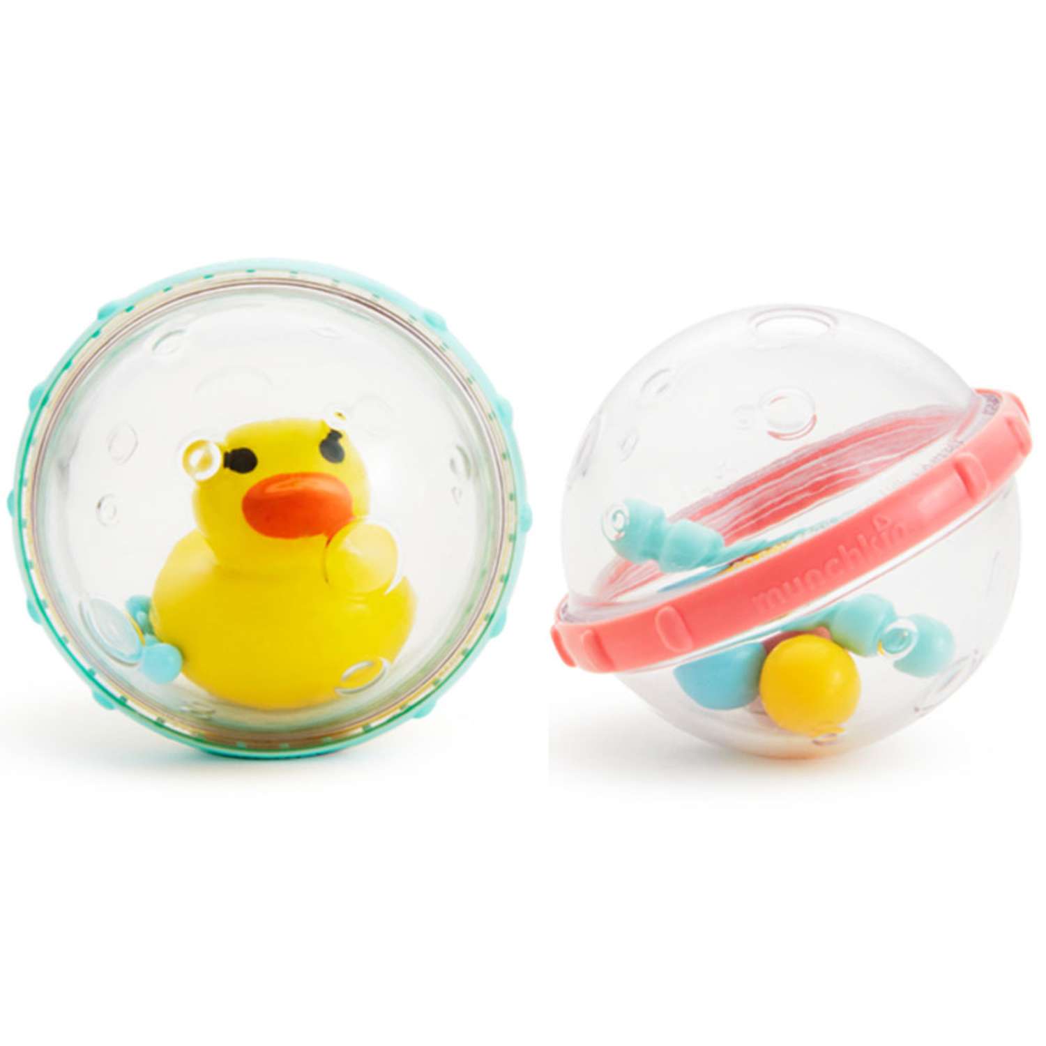 Игрушка для ванны Munchkin Пузыри-поплавки утёнок 2 шт.4+ - фото 1