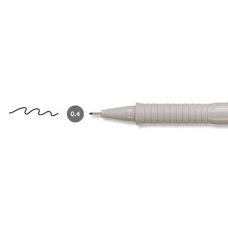 Ручка капиллярная FABER CASTELL Ecco Pigment черная 0.4мм