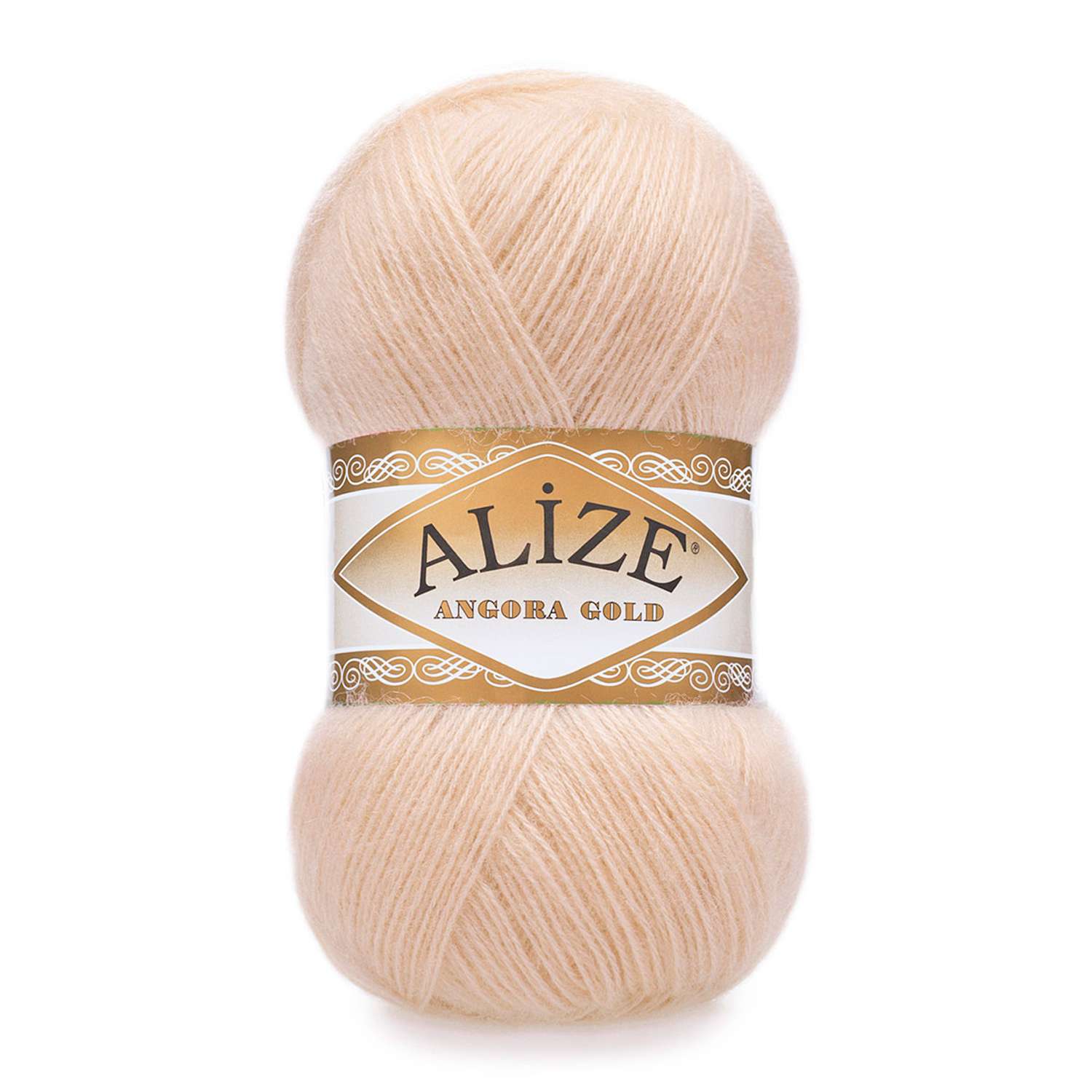 Пряжа Alize мягкая теплая для шарфов кардиганов Angora Gold 100 гр 550 м 5 мотков 404 пудра - фото 6