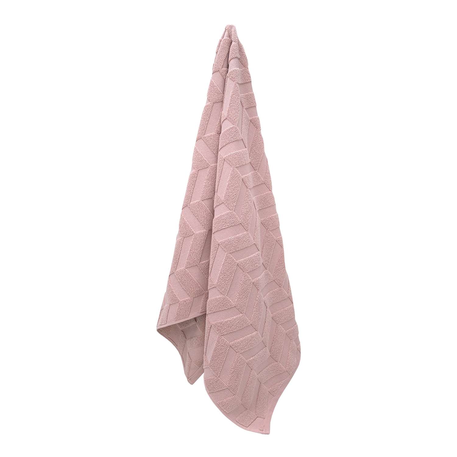 Махровое полотенце BRAVO Моноколор 50х80 розовый - фото 4