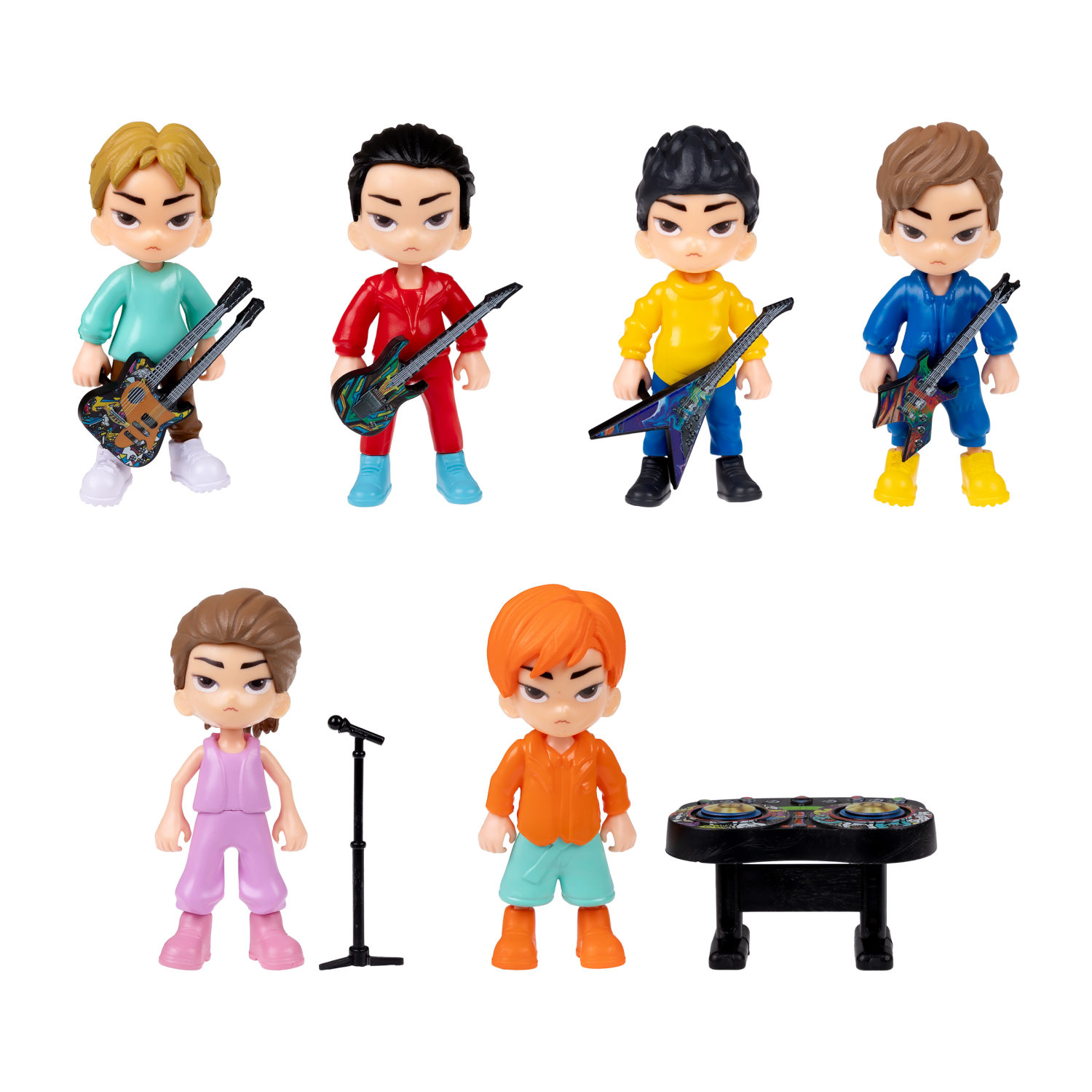 Игрушка сюрприз K-POP Boys band 1TOY Кукла для девочки маленькая фигурка аниме корейская с аксессуаром 1 шт. - фото 2