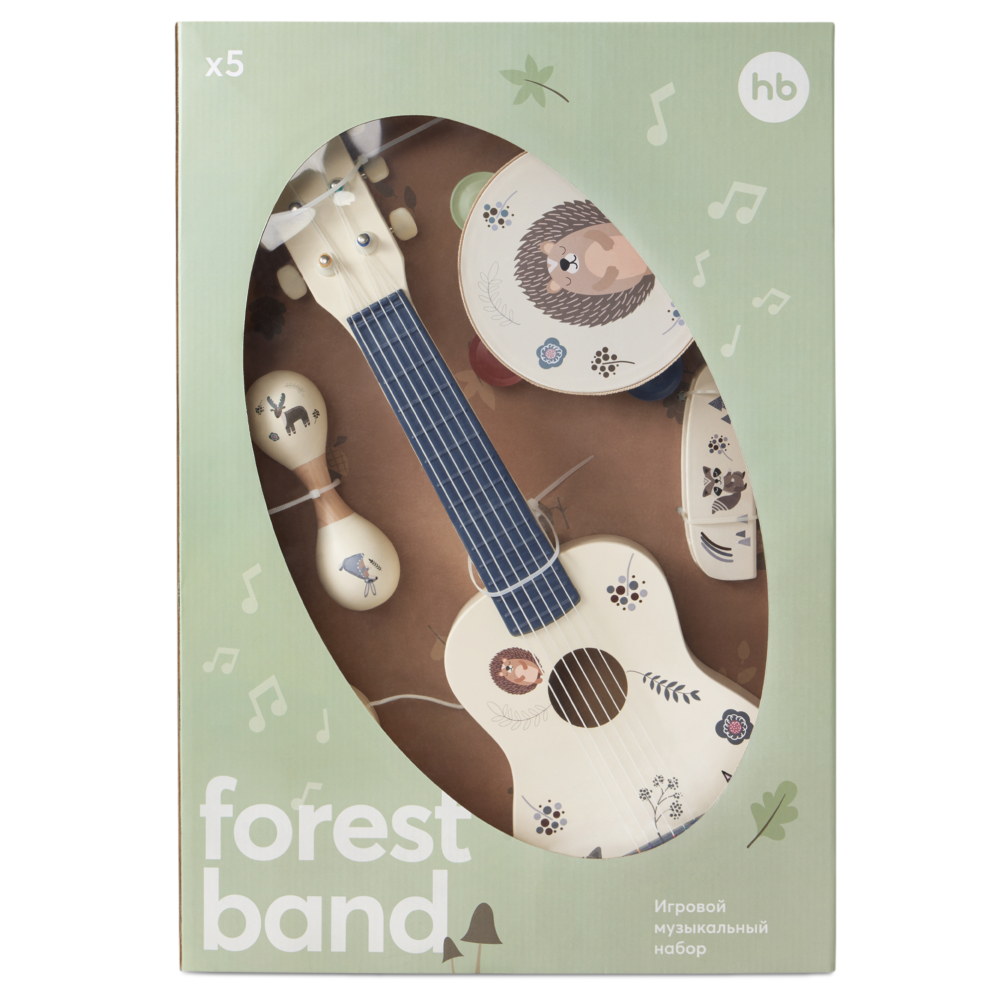 Набор музыкальных инструментов Happy Baby Forest Band детский - фото 39