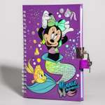 Записная книжка Disney на замочке Minnie Mermaid Минни Маус Disney