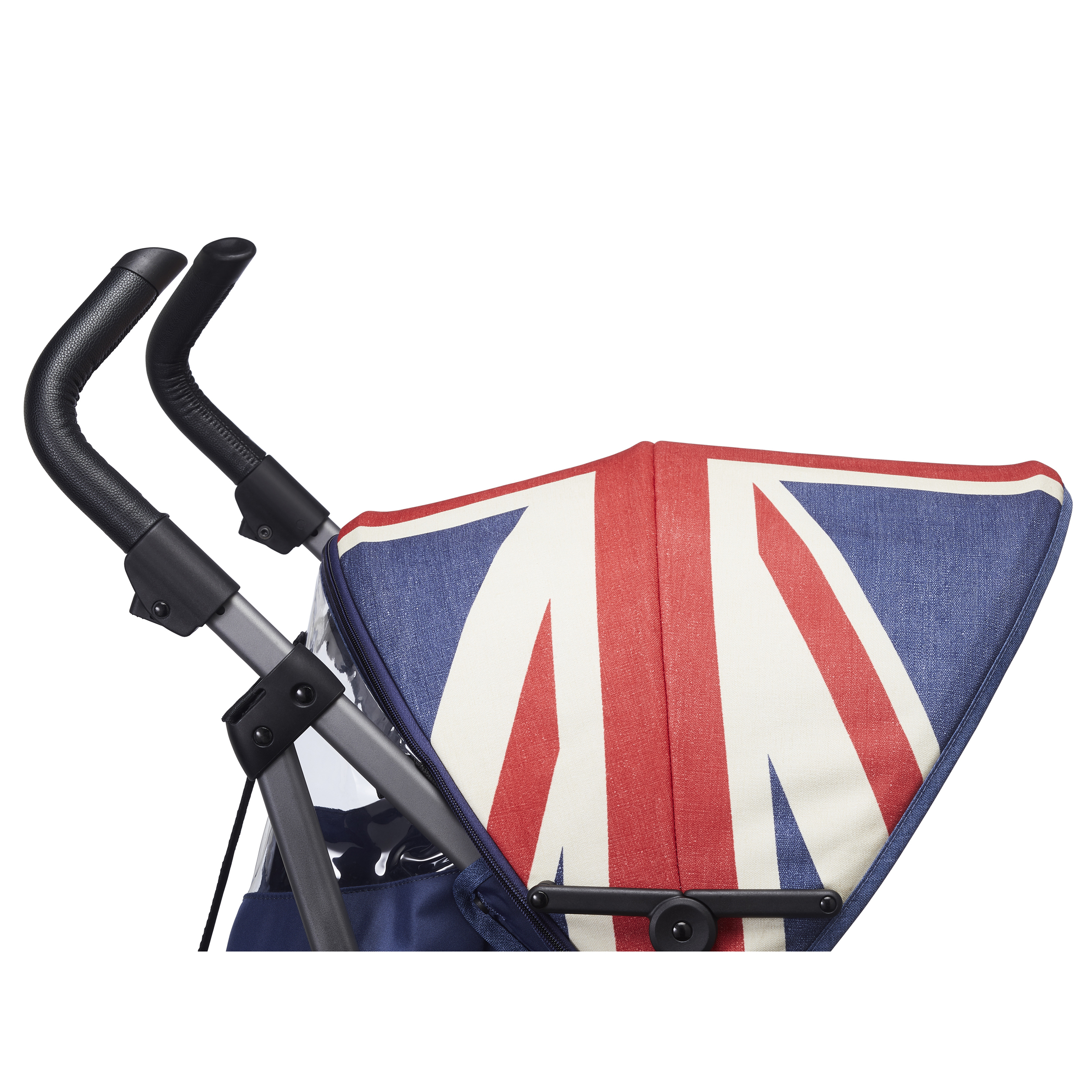 Коляска Easywalker Mini Buggy+ Union Jack Vintage с бампером - фото 6