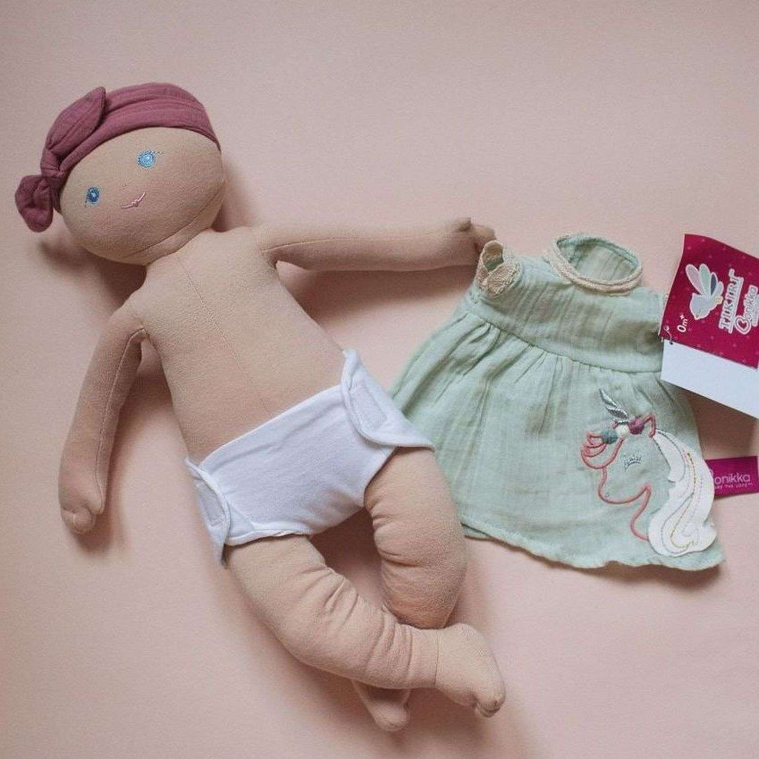 Кукла из органического хлопка Bonikka Kaia 7510 - фото 2