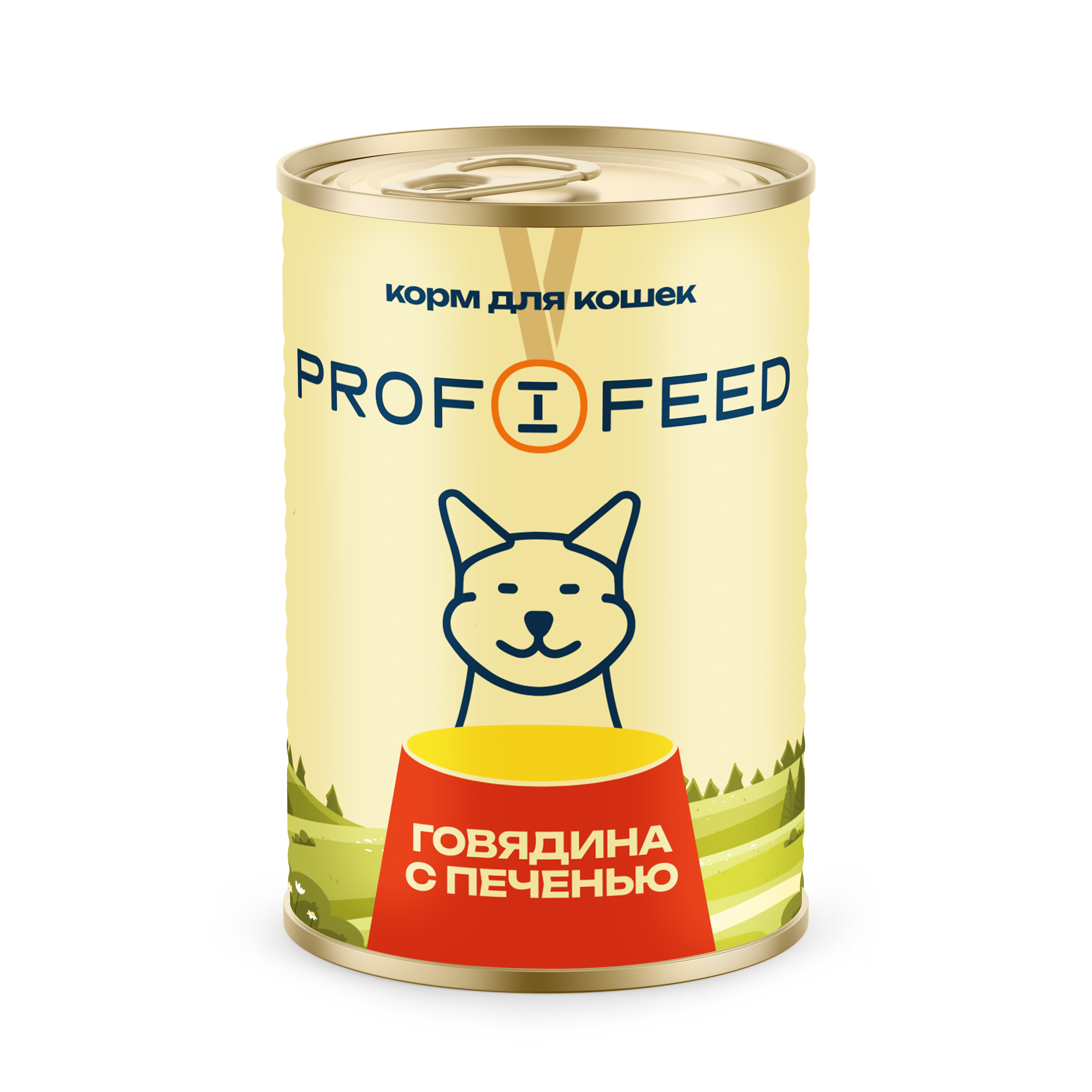 Консервы для кошек Profifeed Говядина с печенью 340г 12шт - фото 3