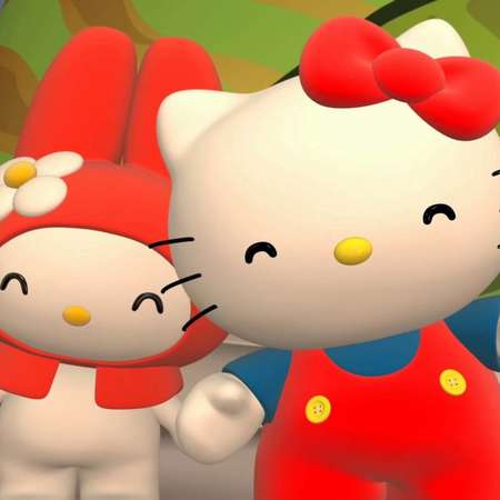 Мяч Hello Kitty 23 см перламутровый