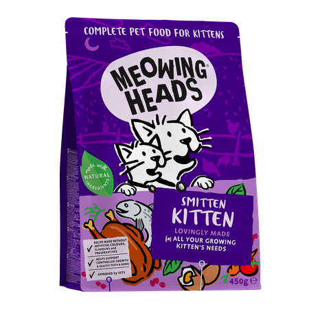 Корм для котят Meowing Heads 450г Восторженный котенок курица-рис