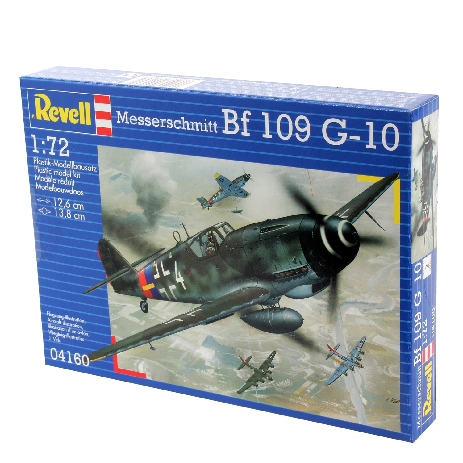 Сборная модель Revell Немецкий истребитель Messerschmitt Bf 109 G-10 04160 - фото 2