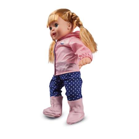 Кукла Demi Star Элизабет Блондинка в розовой ветровке синих штанах в белый горох