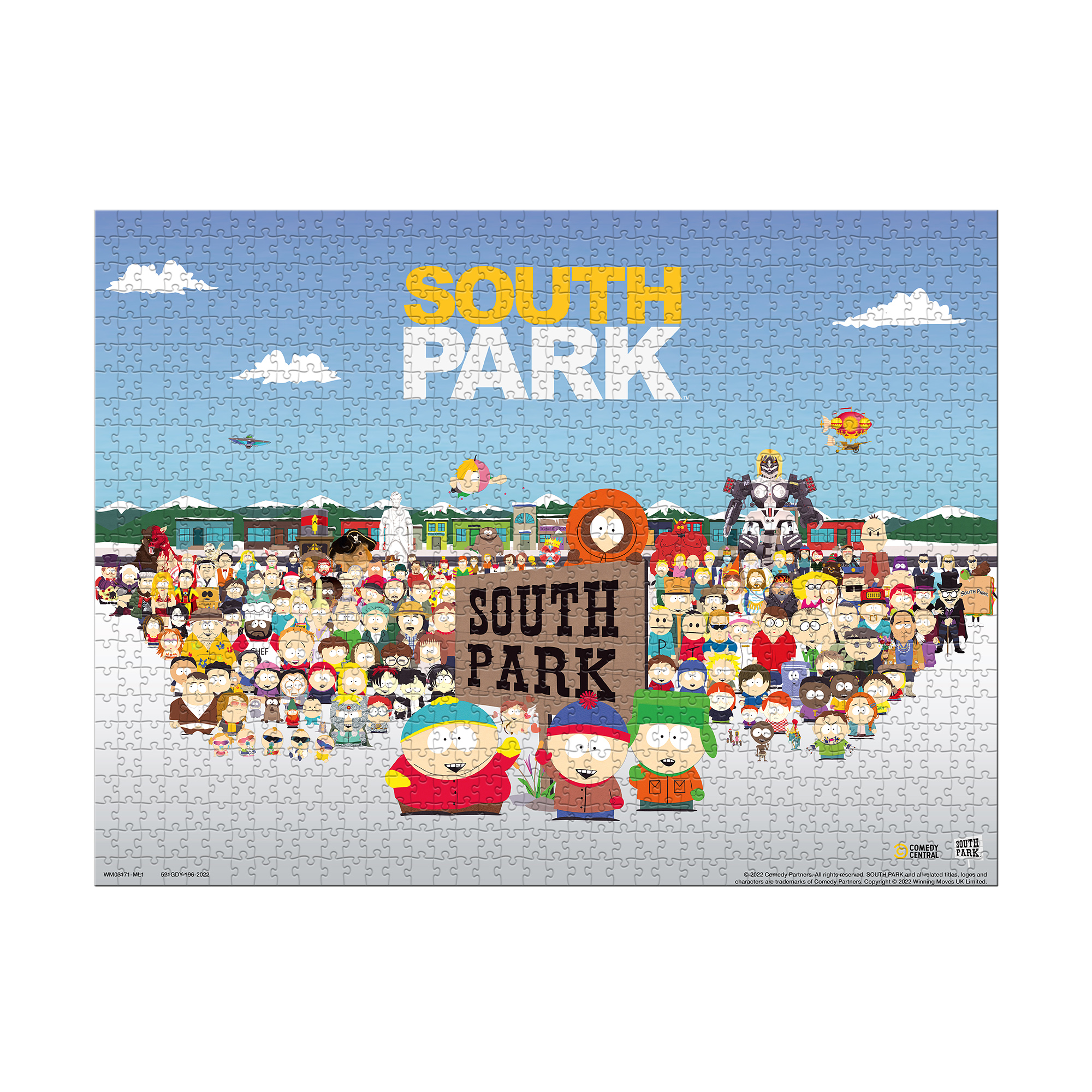 Пазл 1000 деталей Winning Moves Южный парк South Park - фото 3