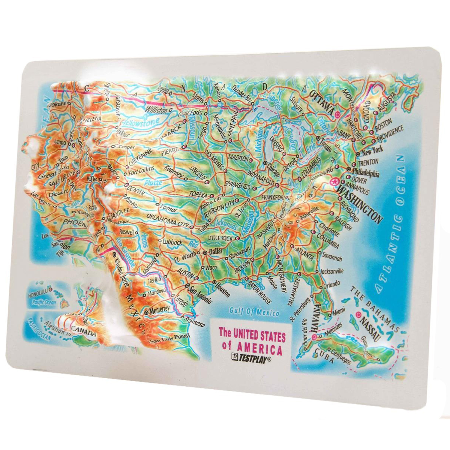 3D карта Testplay США Mini магнит - фото 2