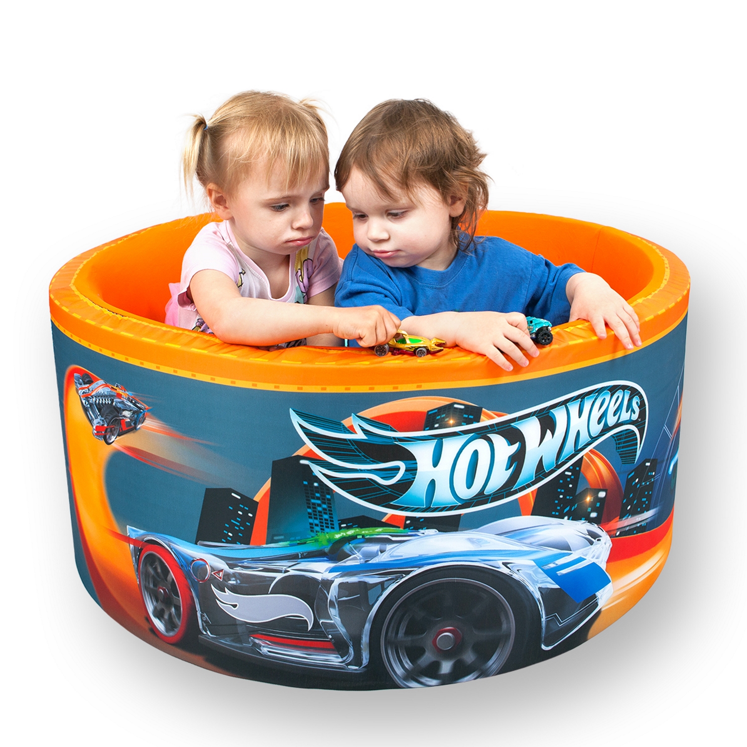 Бассейн Hotenok сухой с шариками Hot Wheels Гонки по крышам - фото 2