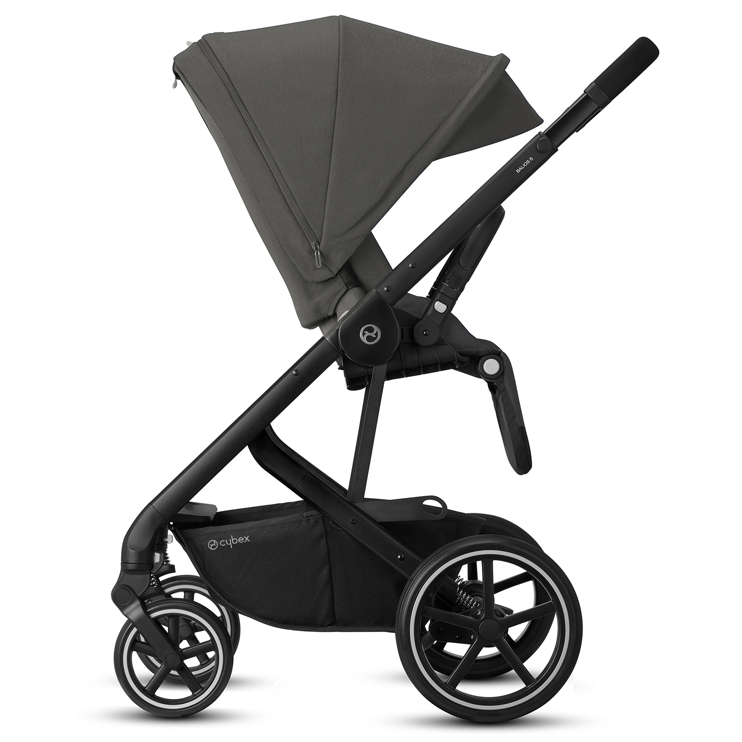 Коляска Cybex Balios S Lux BLK Soho Grey - фото 3