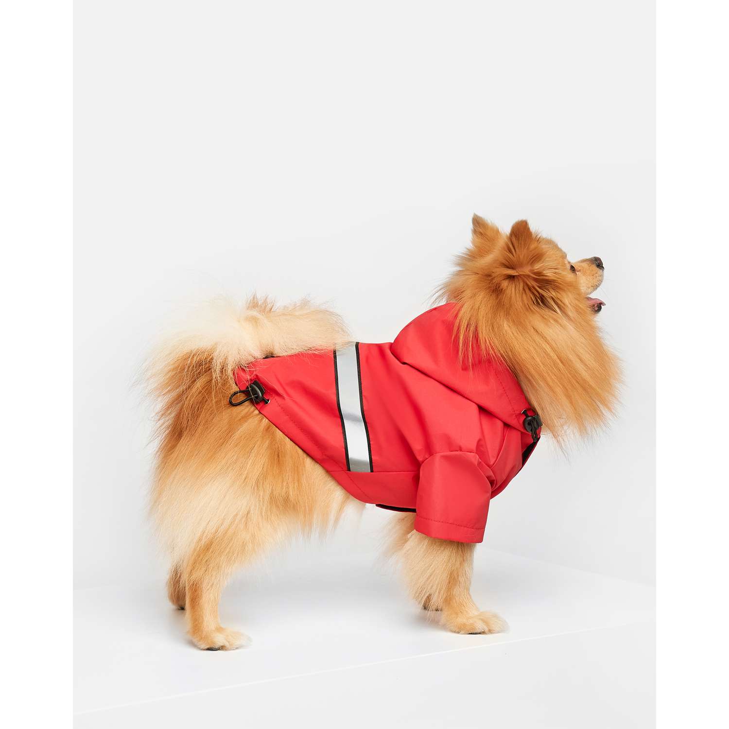 Дождевик-куртка для собак Зоозавр красная 25 - фото 6