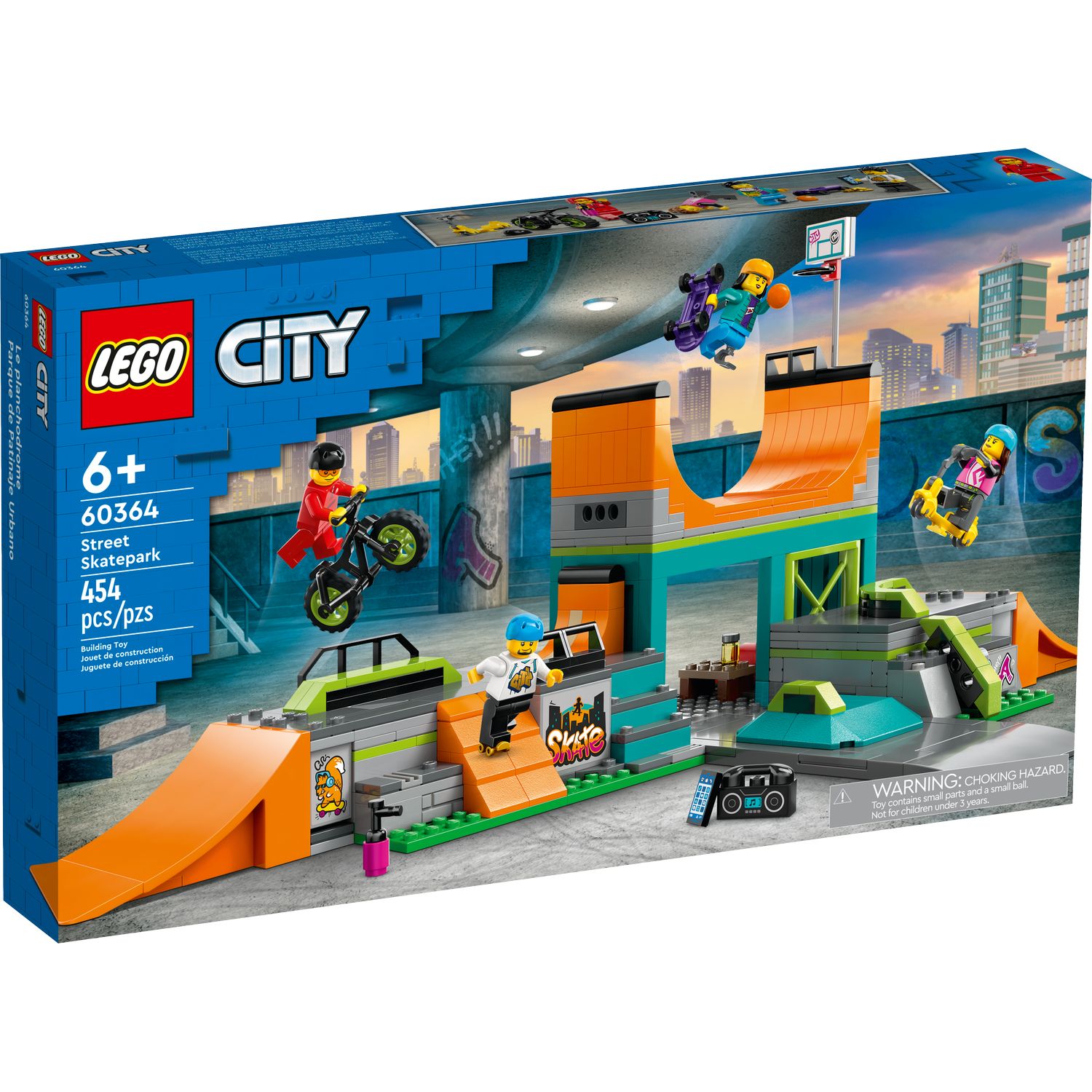 Конструктор LEGO City Уличный скейтпарк 60364