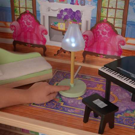 Кукольный домик  KidKraft Мечта с мебелью 14 предметов свет звук 65823_KE