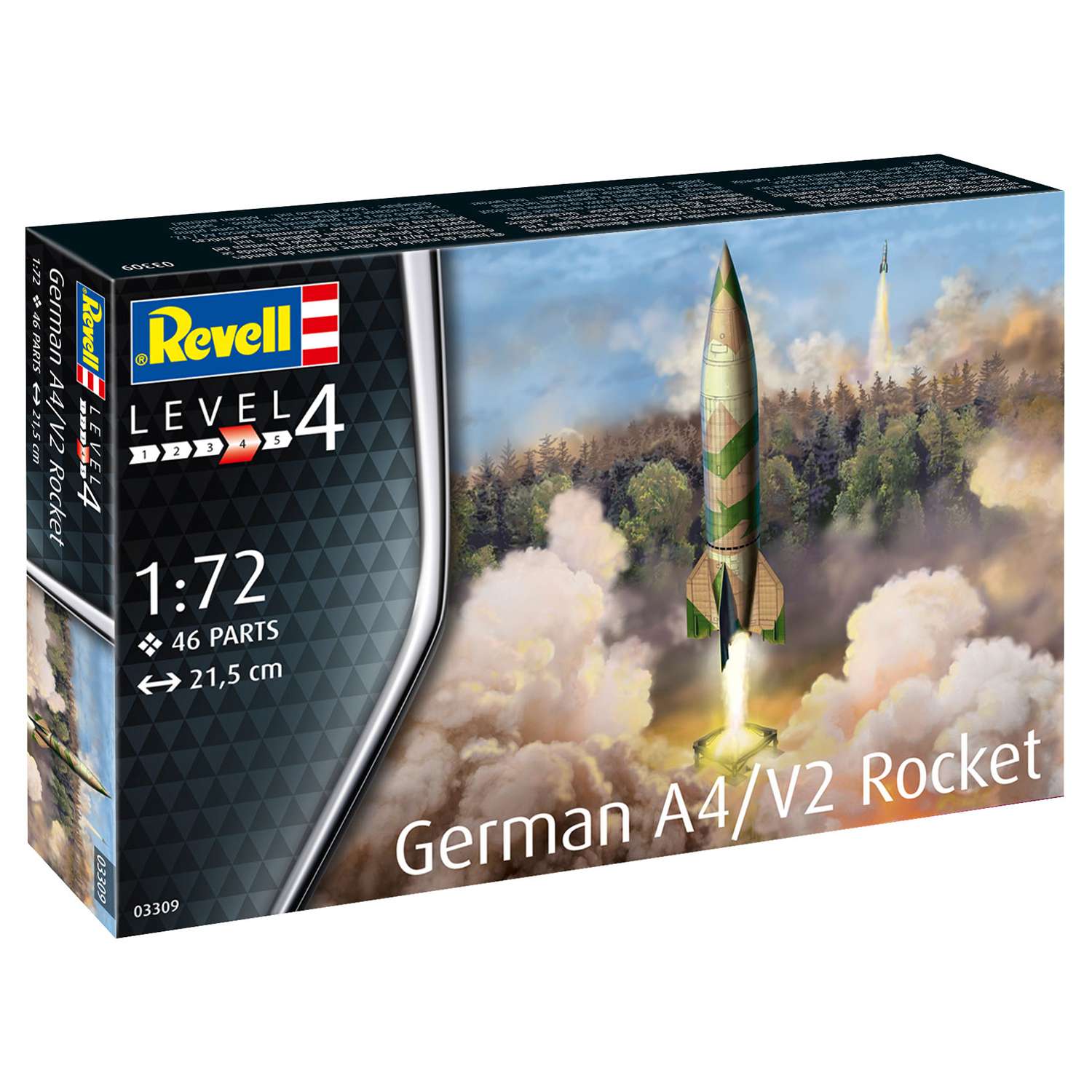 Сборная модель Revell Немецкая баллистическая ракета A4/V2 Rocket 03309 - фото 4