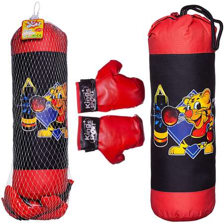 Боксерский набор Junfa точный удар груша 56 см и перчатки