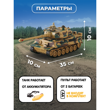 Танк РУ CROSSBOT TIGER 1:24