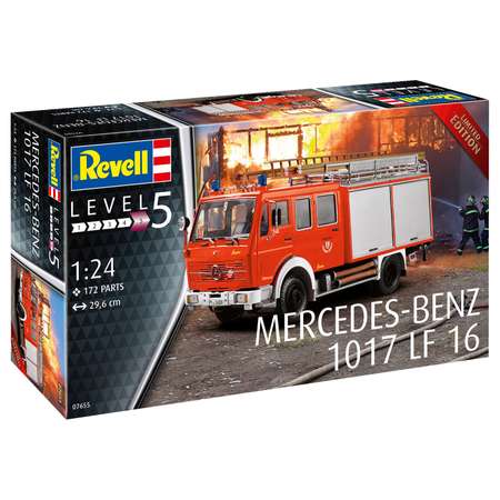 Сборная модель Revell Пожарный автомобиль Mercedes-Benz 1017 LF 16