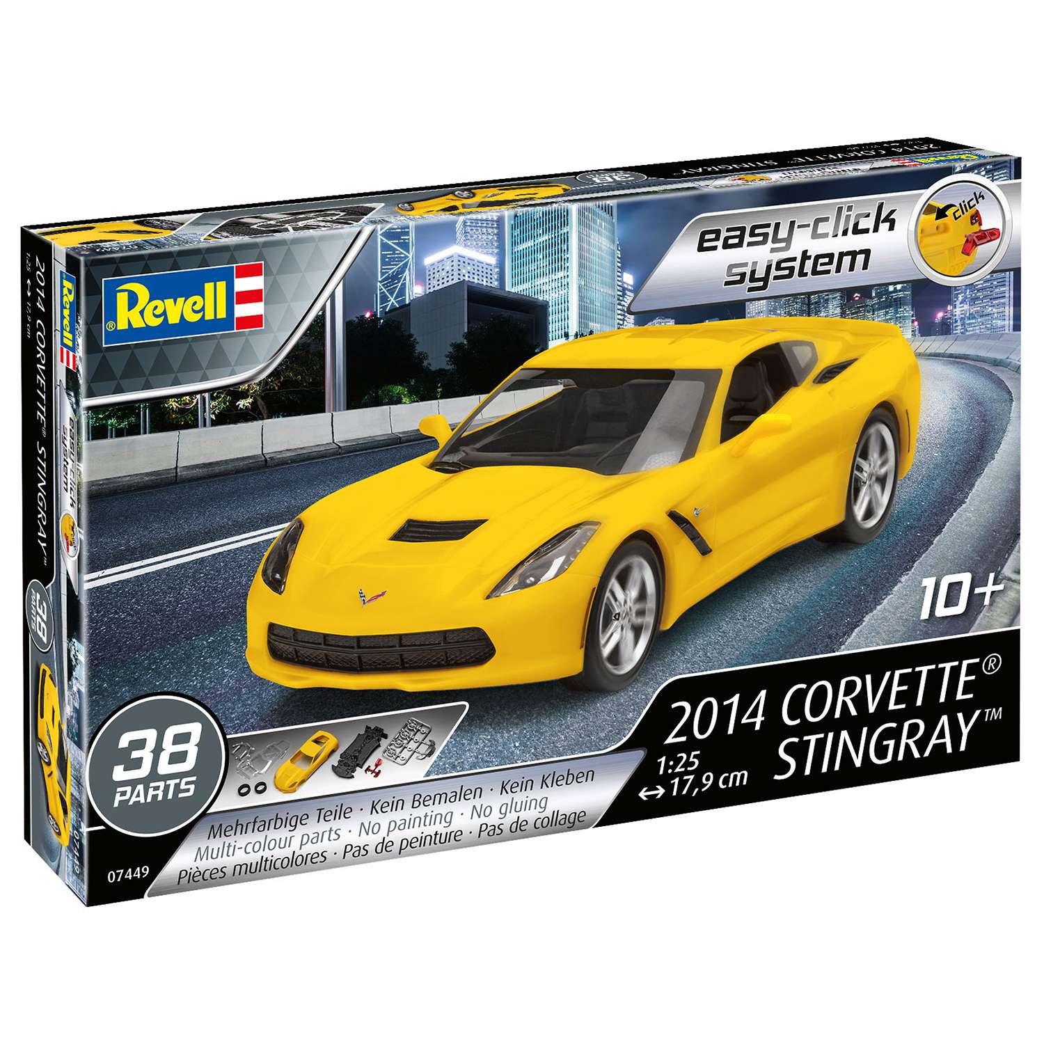 Сборная модель Revell Спортивный автомобиль Corvette Stingray 2014 07449 - фото 4