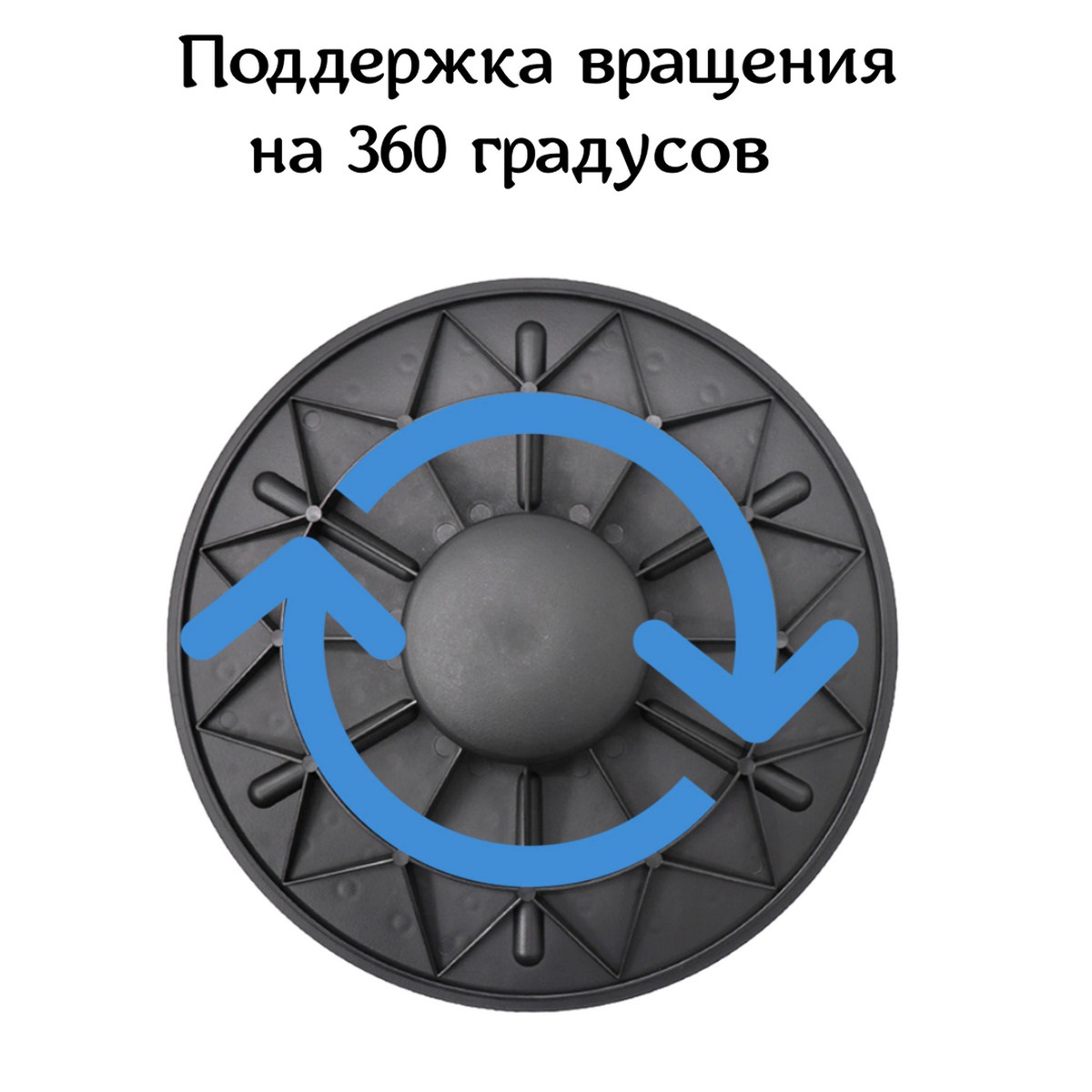 Балансировочный диск STRONG BODY платформа полусфера для развития равновесия d 36 см черно-зеленый - фото 3