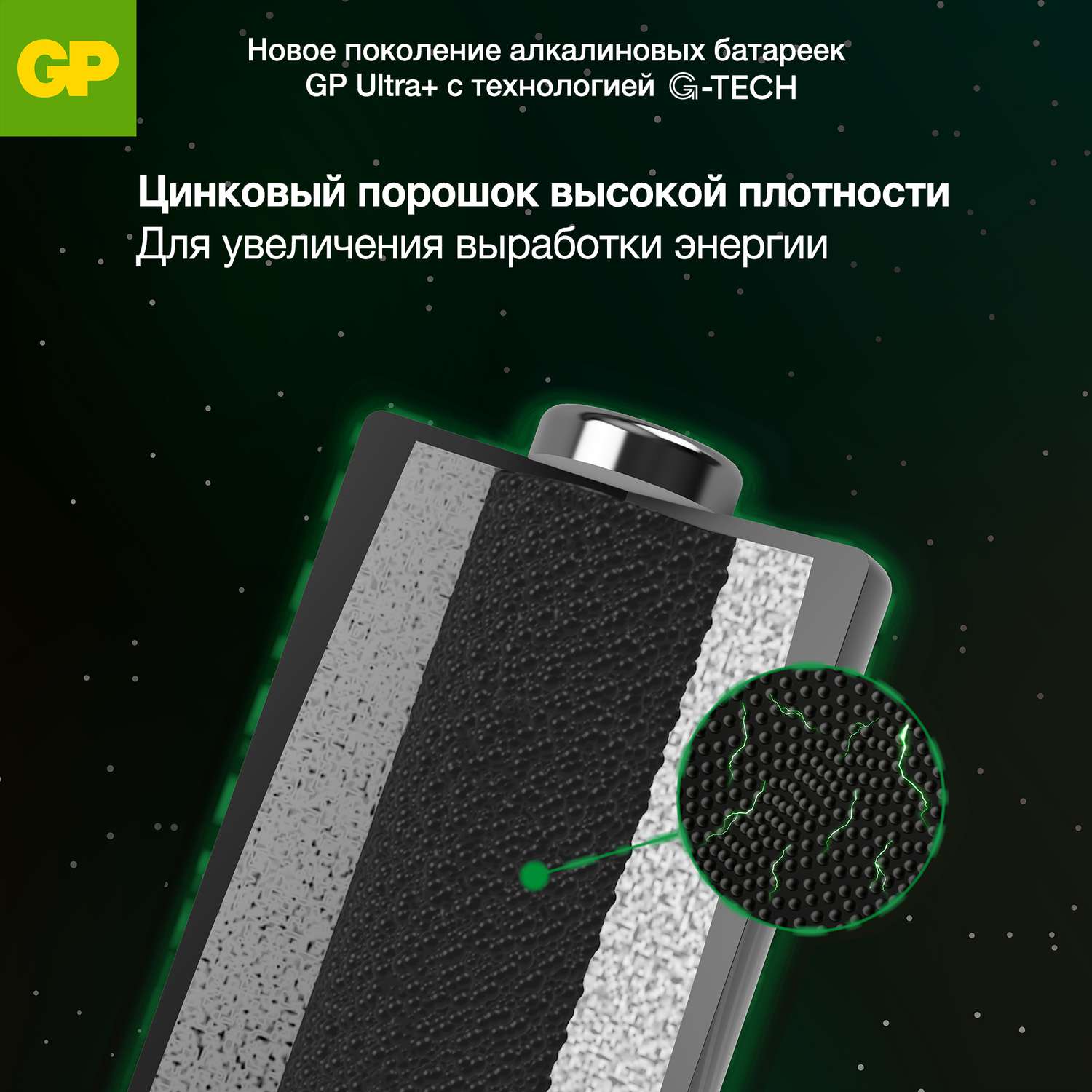 Батарейки GP Ultra Plus алкалиновые (щелочные) тип ААА (LR03) 4 шт - фото 10