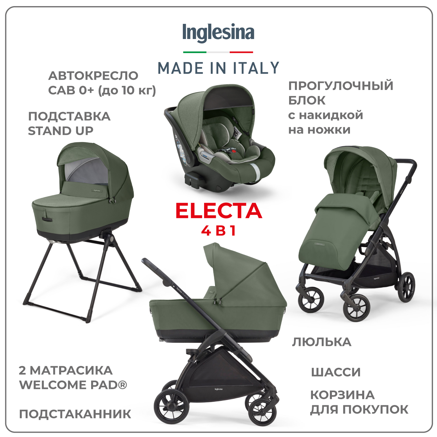 Коляска 3в1 Inglesina Electa - фото 2