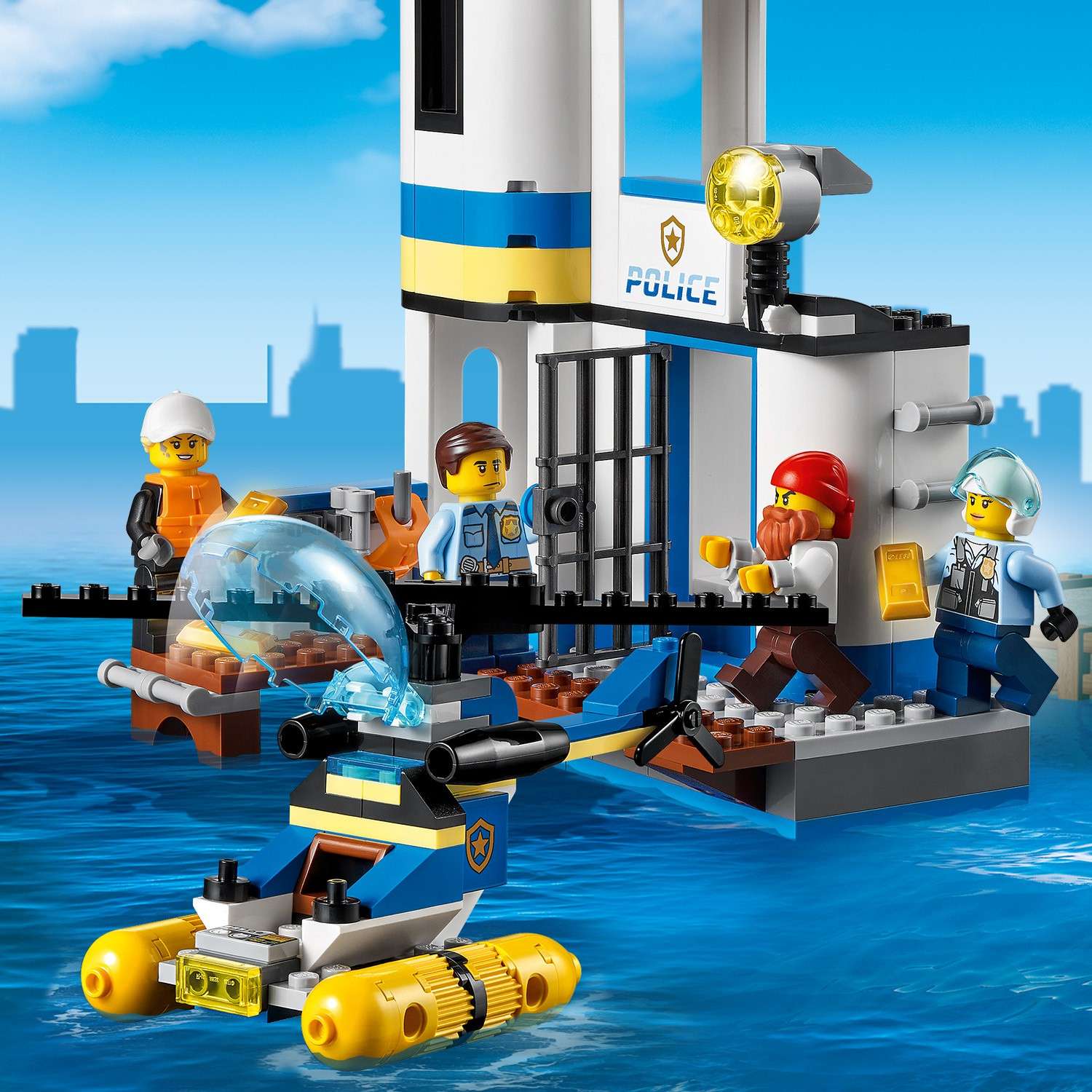 Конструктор LEGO City Police Операция береговой полиции и пожарных 60308 - фото 7