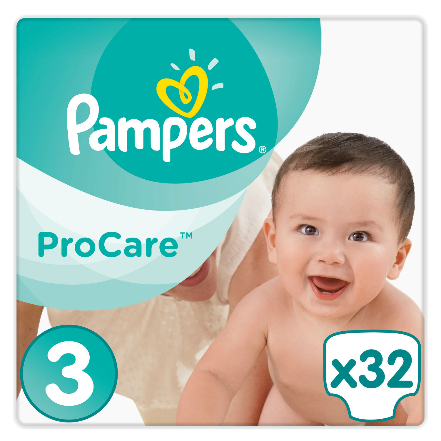 Подгузники Pampers Procare 3 5-9кг 32шт - фото 1