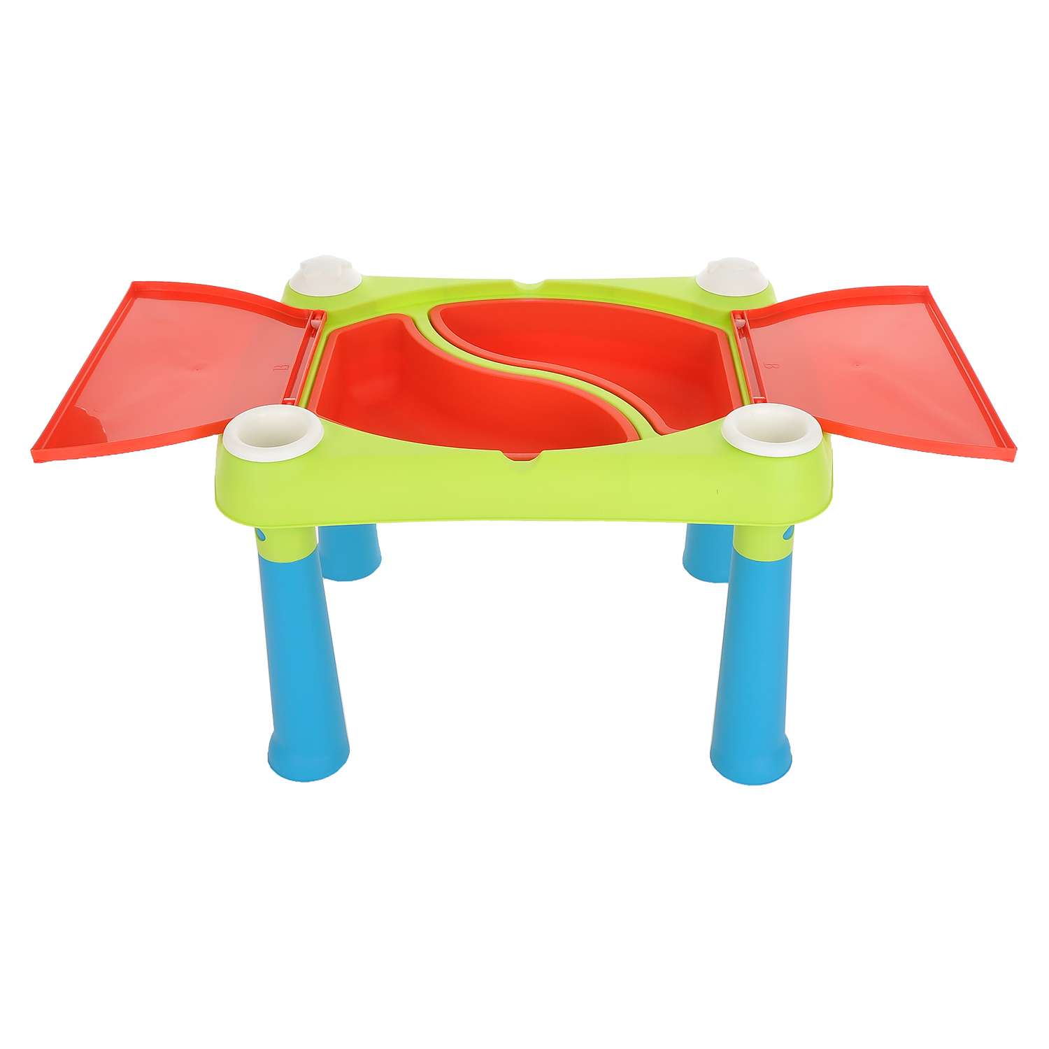 Игровой стол Keter Creative для детского творчества и игры с водой и песком Бирюзовый+Красный - фото 1