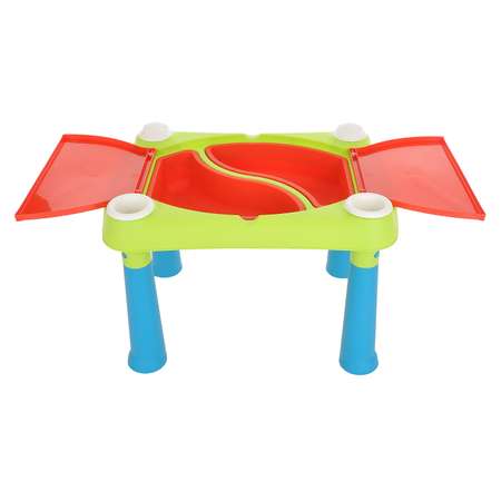 Игровой стол Keter Creative для детского творчества и игры с водой и песком Бирюзовый+Красный