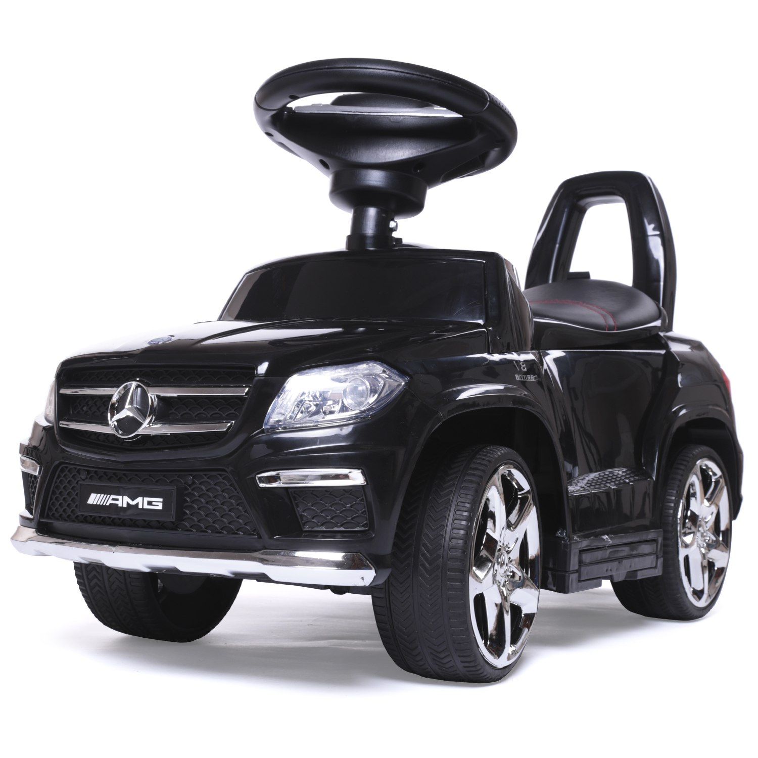 Каталка BabyCare Mercedes-Benz копия модели GL 63 AMG черный - фото 4