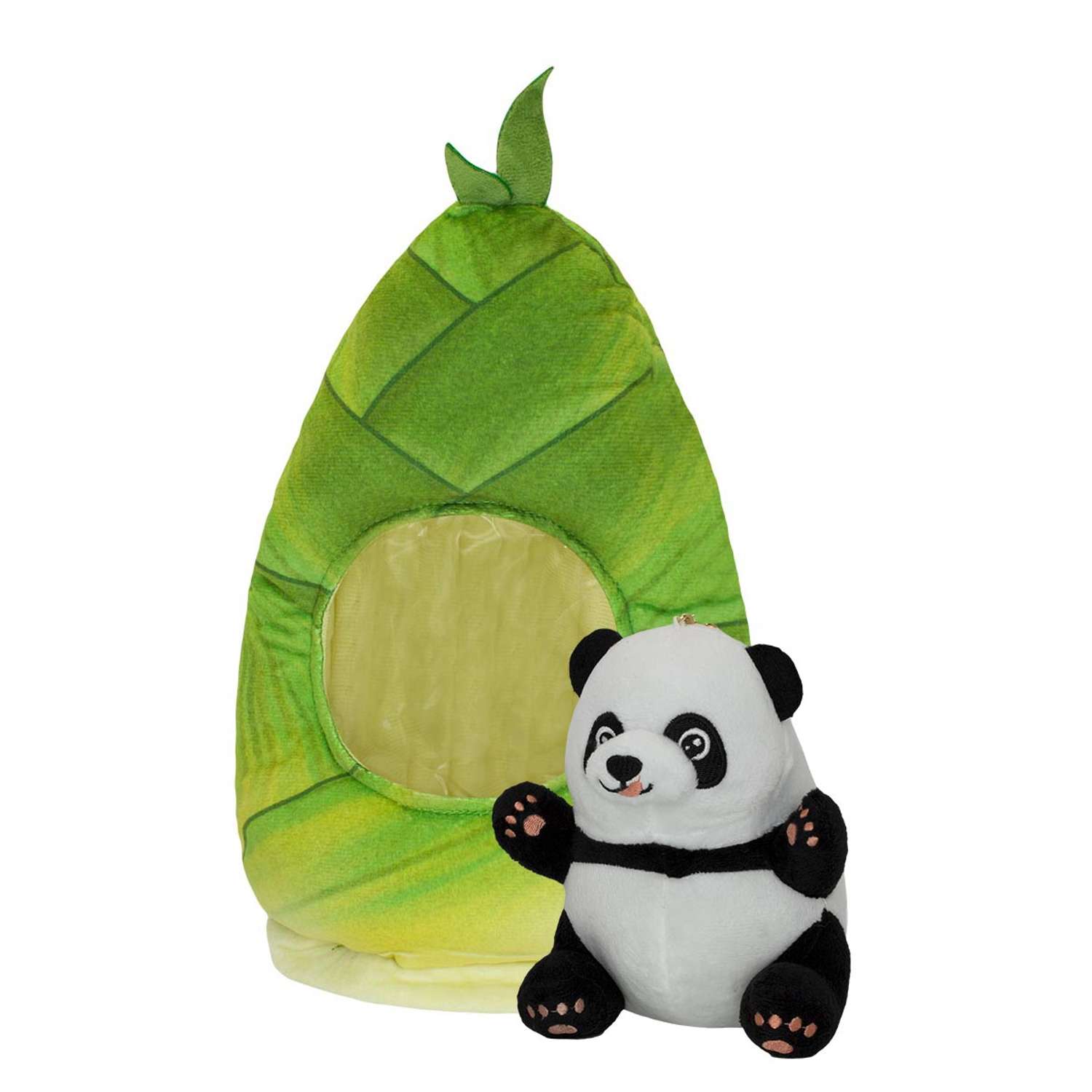 Мягкая игрушка Михи-Михи Панда в бамбуке 32см - фото 1
