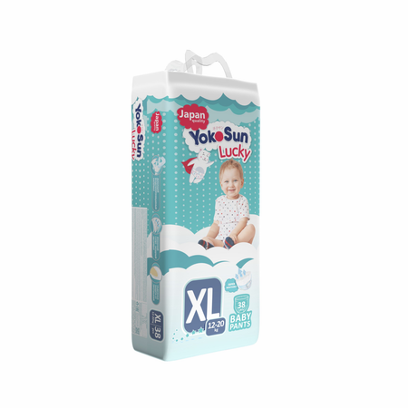 Подгузники-трусики YokoSun Lucky XL 12-20кг 38шт