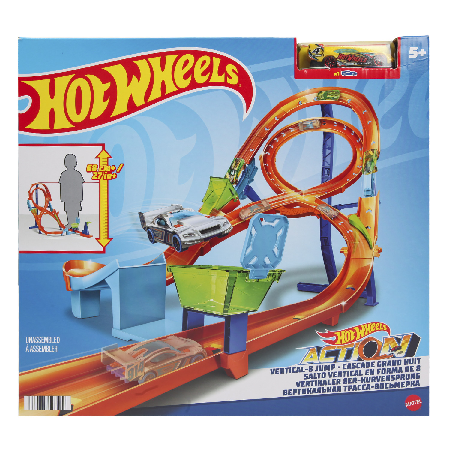 Трек Hot Wheels Вертикальный прыжок 8 HMB15 купить по цене 6499 ₽ в  интернет-магазине Детский мир