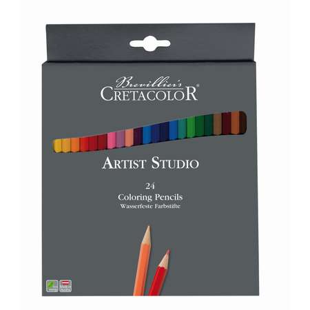 Цветные карандаши CRETACOLOR Профессиональные Artist Studio 24 цвета