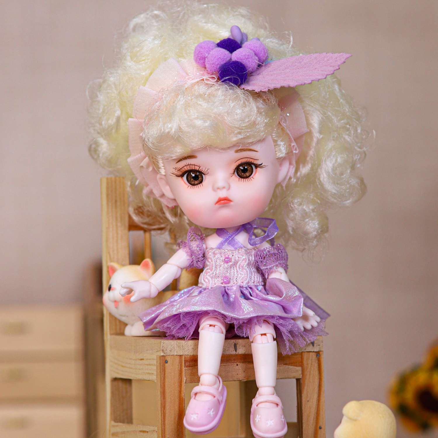 Кукла EstaBella Виноградинка на шарнирах коллекционная 46283522 - фото 13