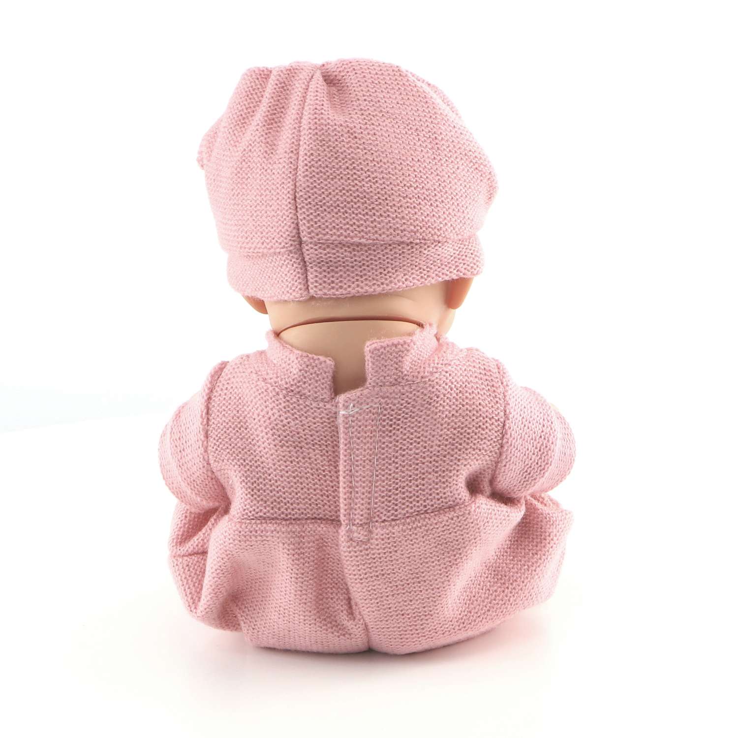 Кукла пупс 1TOY Premium реборн 25 см в розовом комбинезоне пинетках и шапочке Т15467 - фото 6