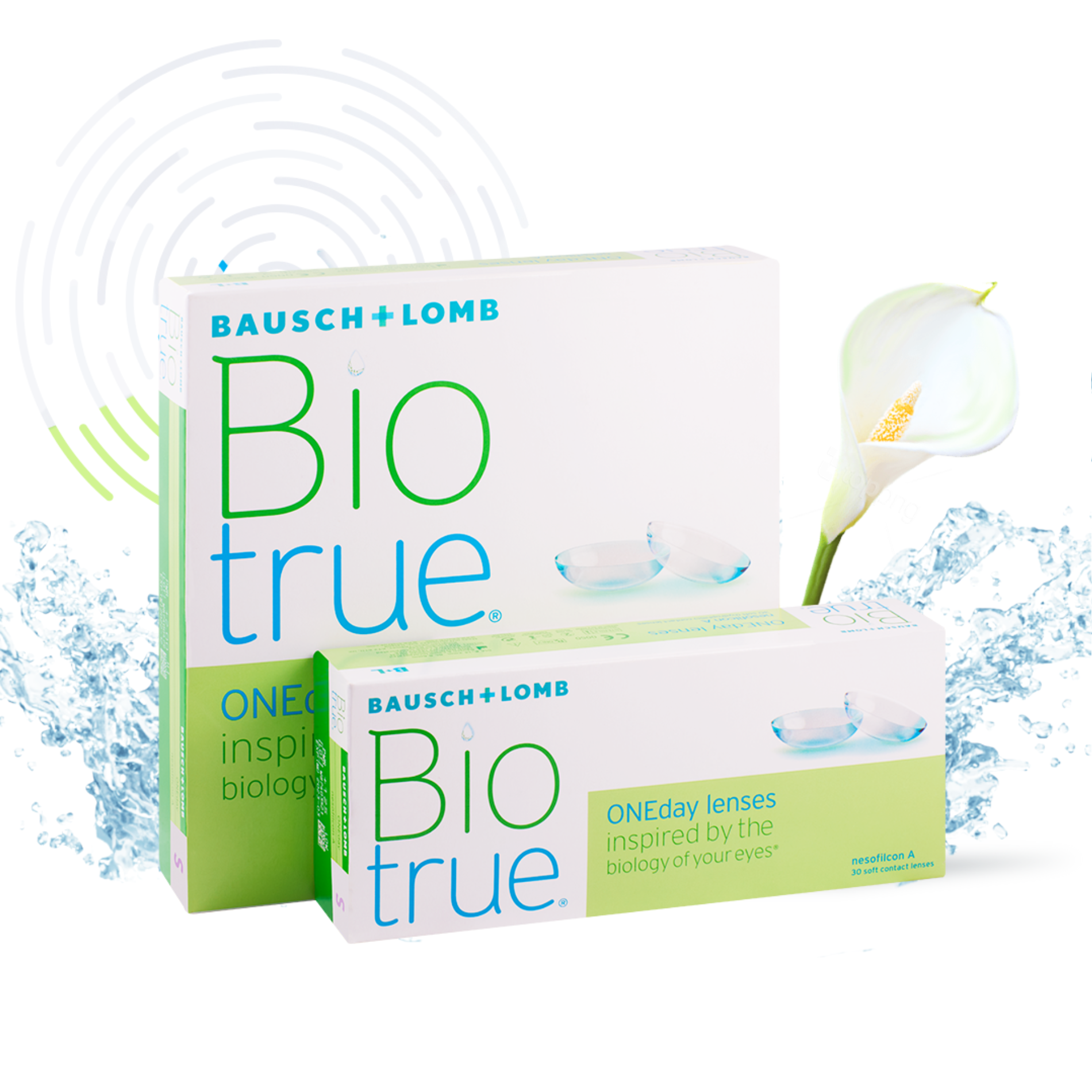 Контактные линзы Bausch+Lomb BioTrue ONEDAY 90 pk R 8.6 D-0.50 - фото 3