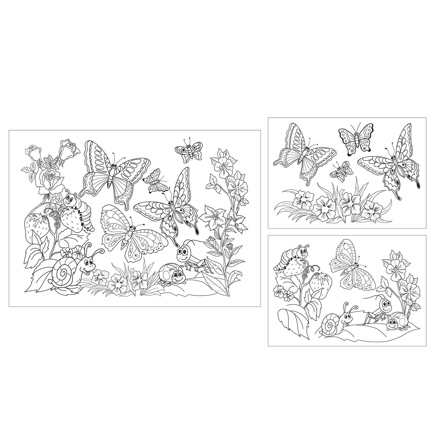 Набор для рисования MAGNETICUS Сад с бабочками с карандашами PNT-011 - фото 4